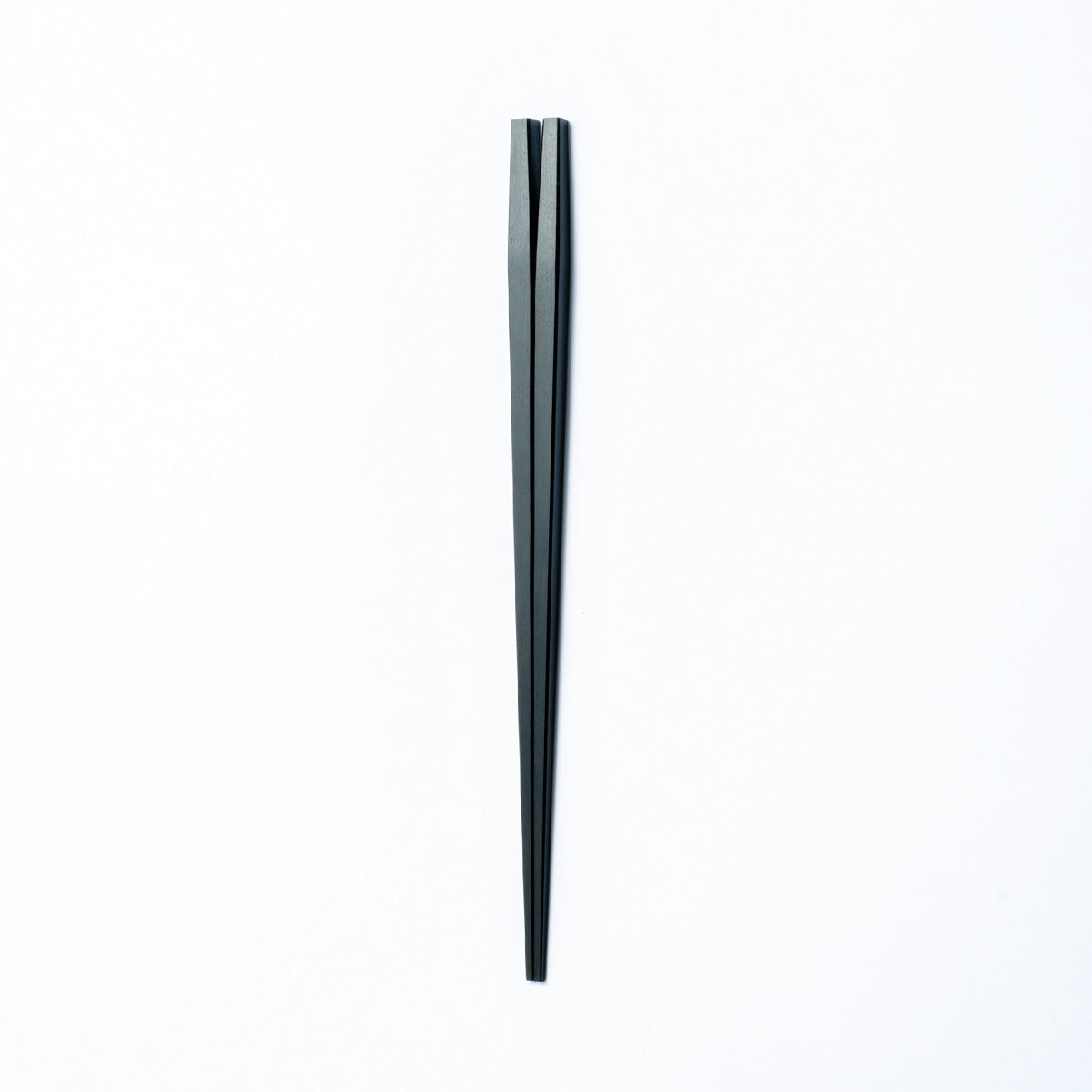 黒燿四角(こくようしかく) 20~24.5cm 専用箸置き・専用ボックス付き 【若狭塗箸】