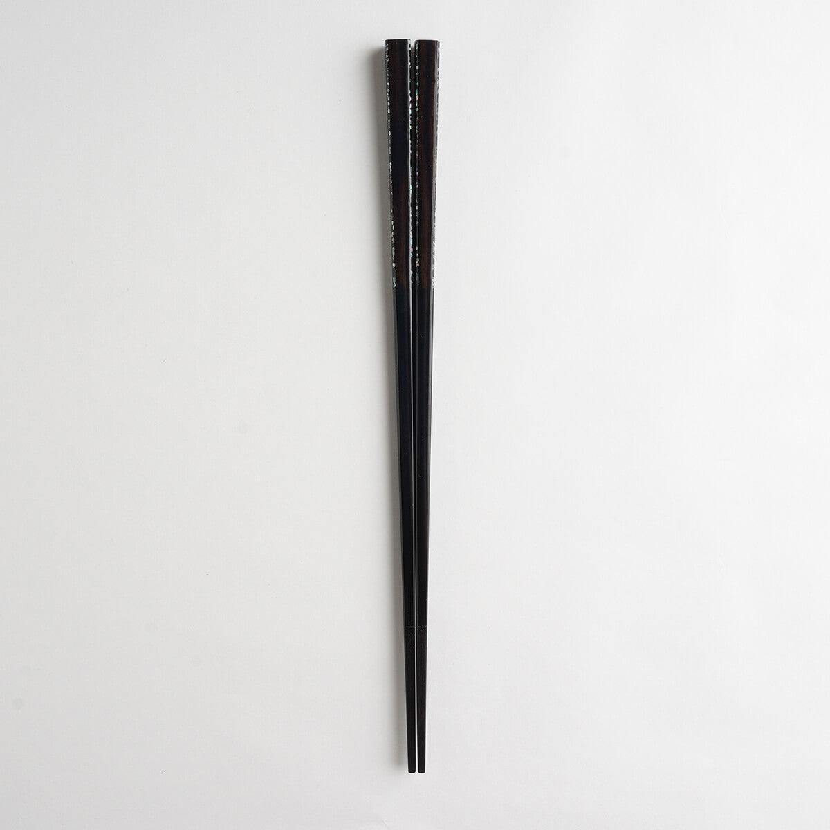 黒燿螺鈿（こくようらでん） 24～22cm 専用箸置き・専用ボックス付き 【若狭塗箸】