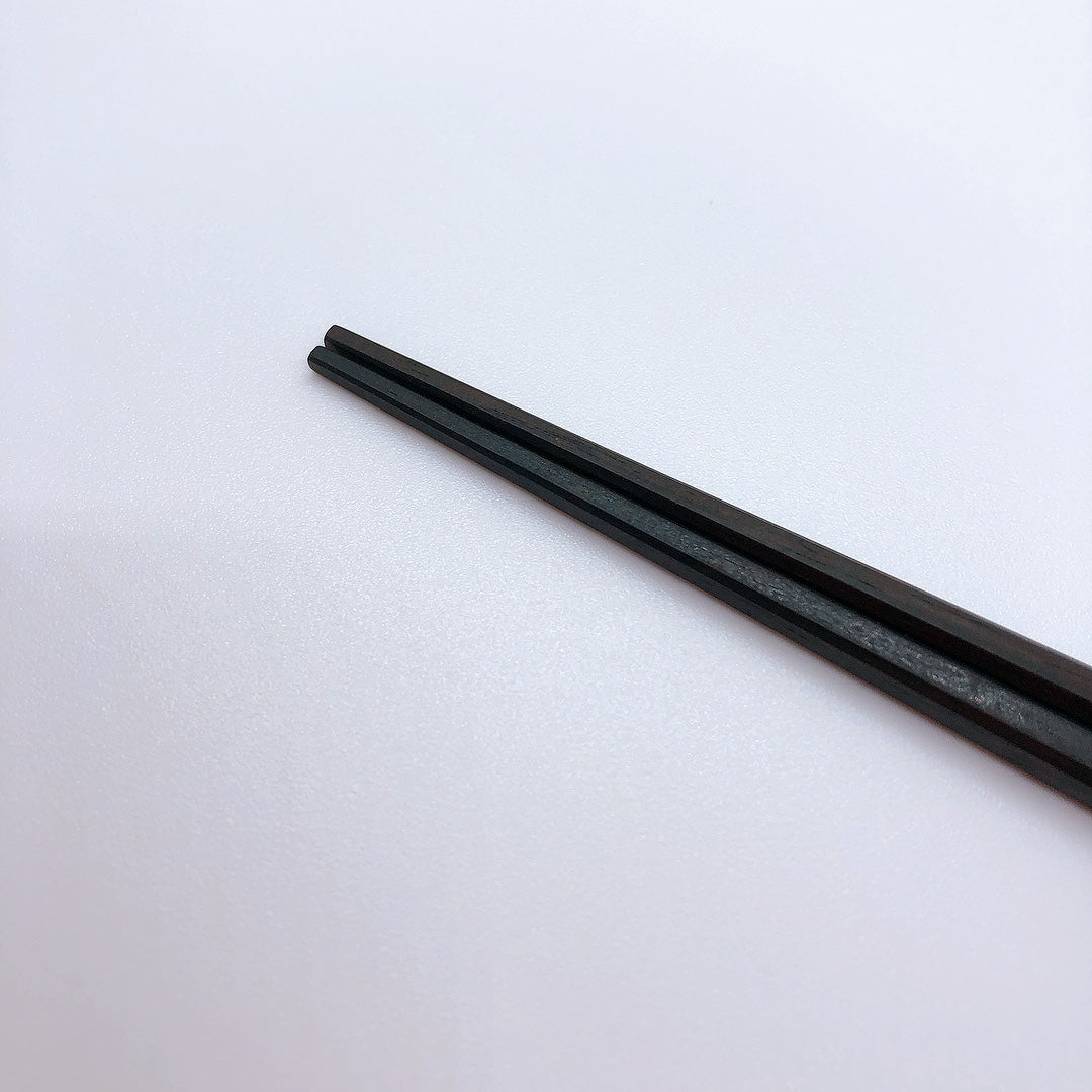 匠 黒檀八角（こくたんはちかく） 23～24cm 【若狭塗箸】