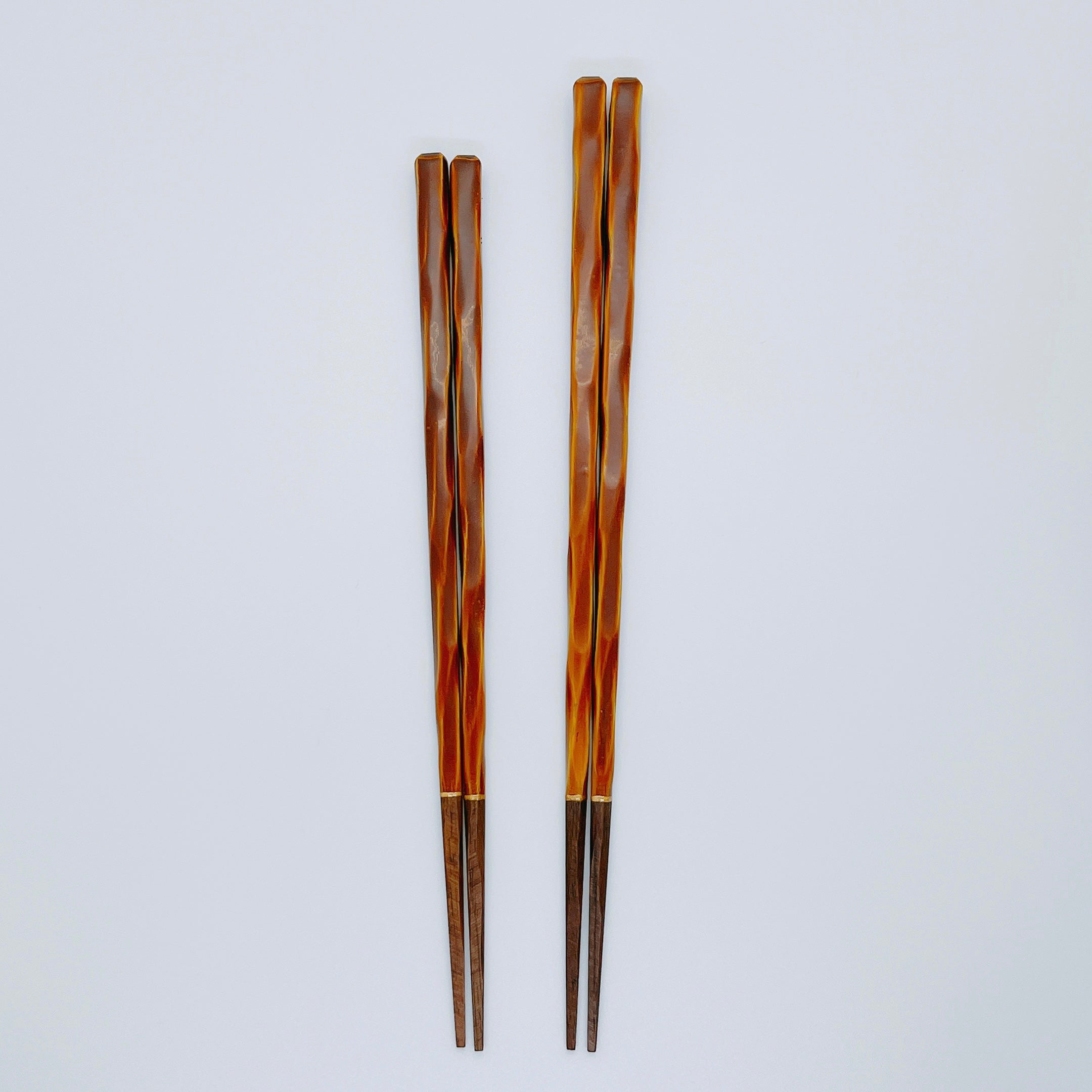 琥珀（こはく）削り 22～24cm 【若狭塗箸】