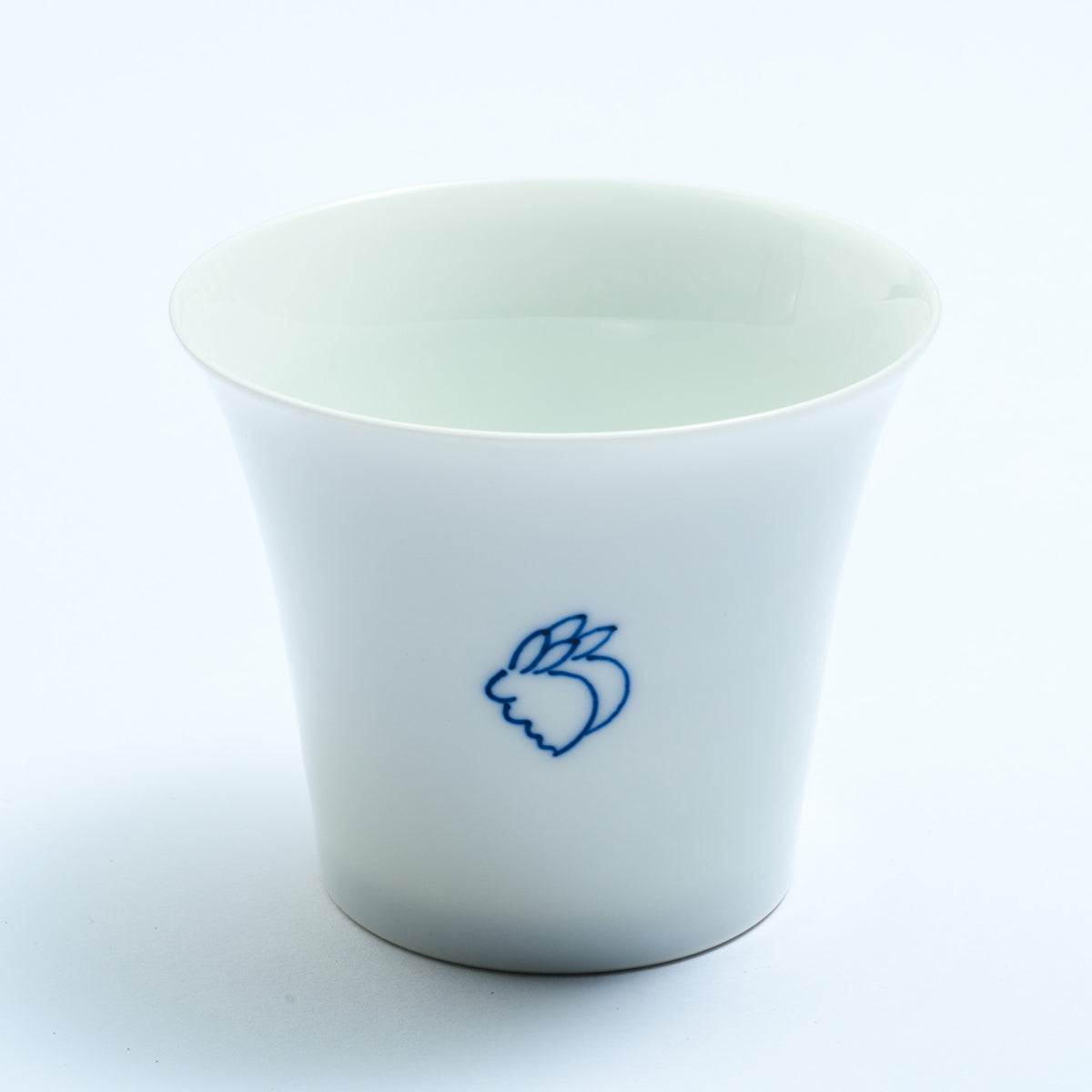 三川内焼 反杯 うさぎ（大）（みかわちやき そりさかずき うさぎ）